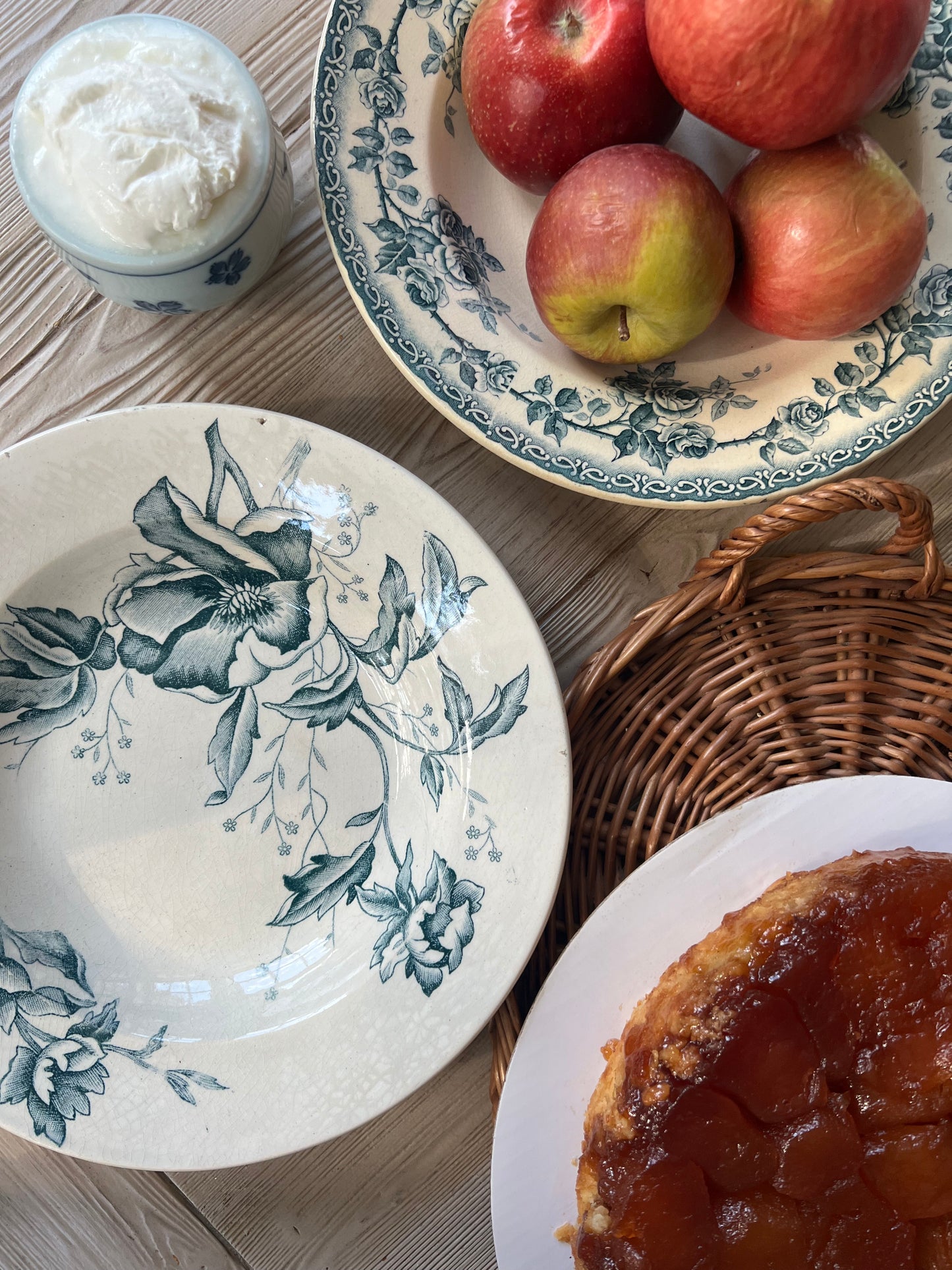 Set of 3 French Ironstone Soup Plates Boulenger Choisy-le-Roy