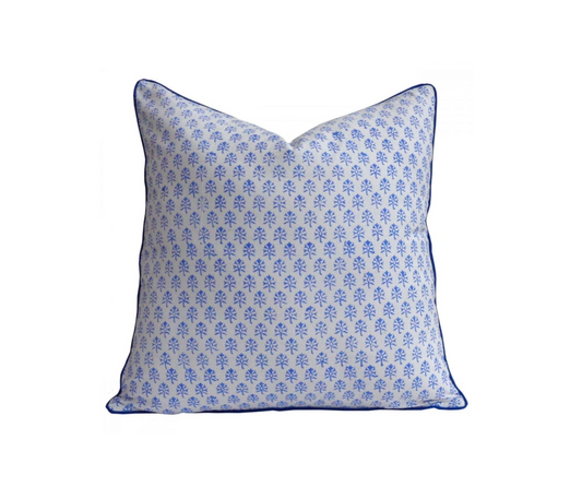 Cape Cod Sky Pillow with Piping