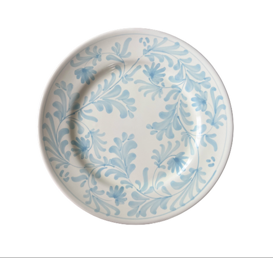 Flora Dinner Plate Azure Blue