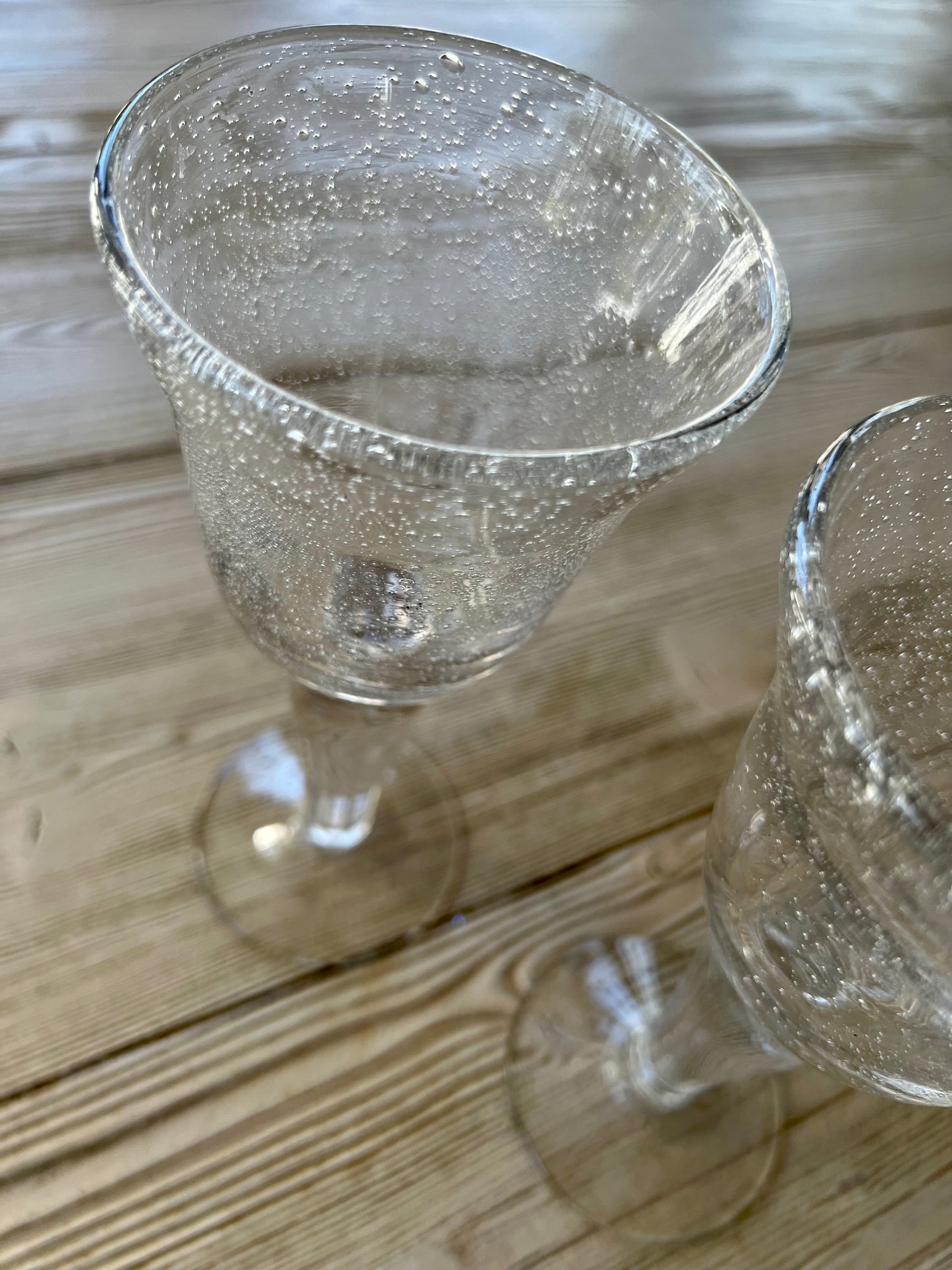 Set of 4 Vintage Bubble Glasses
