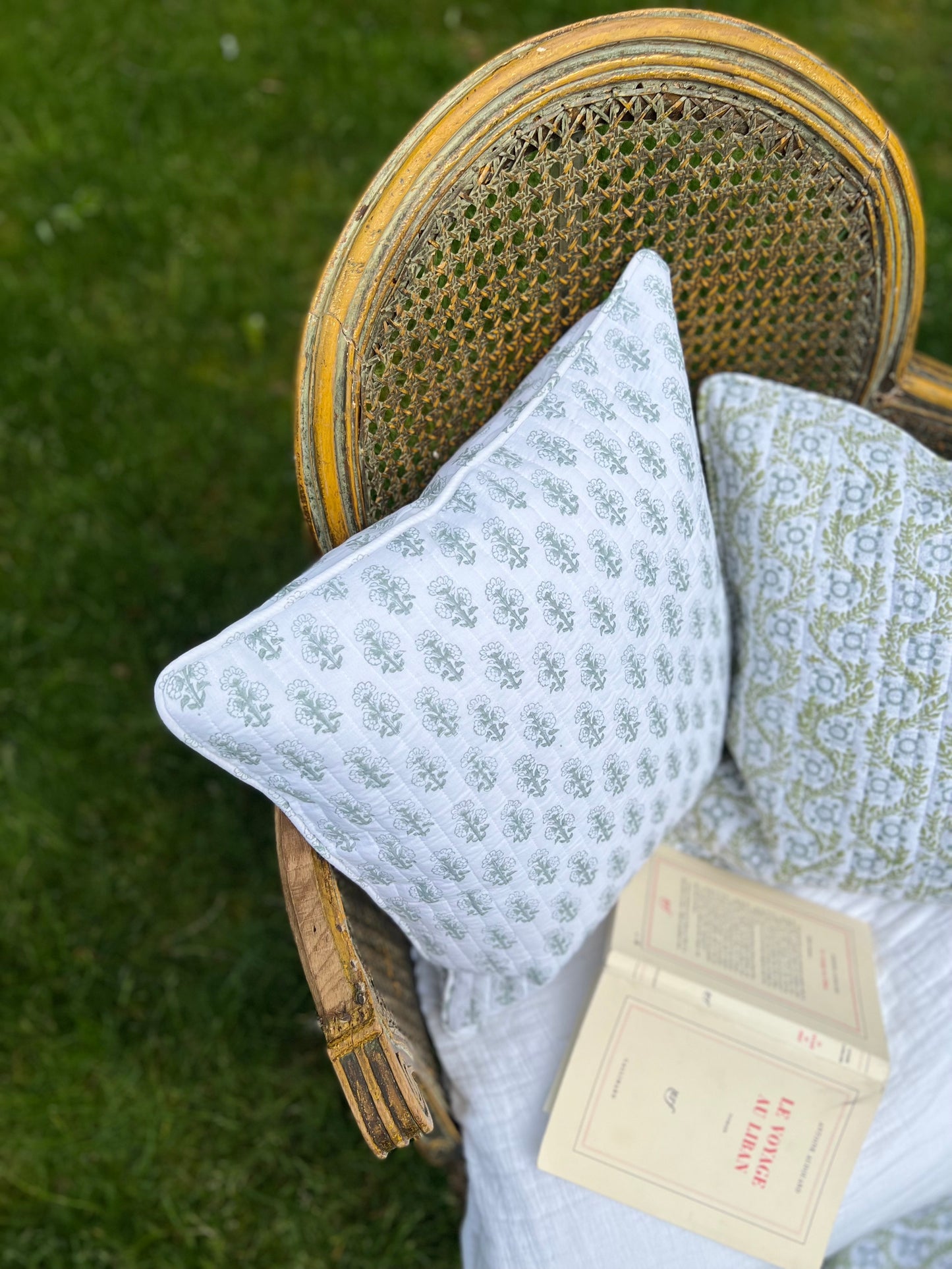Talelayo Pewter Quilted Pillow
