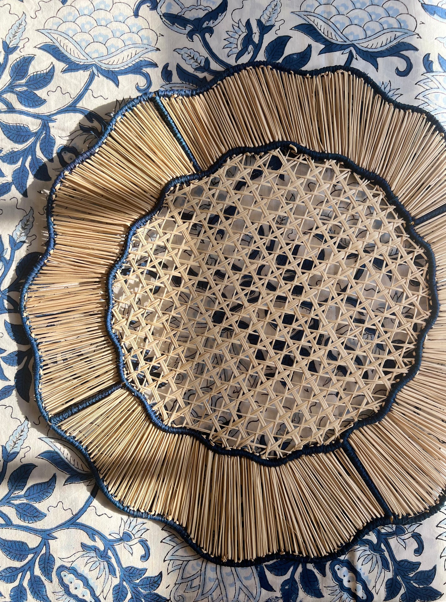 Woven Ink Blue Placemat