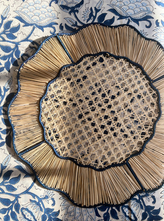 Woven Ink Blue Placemat