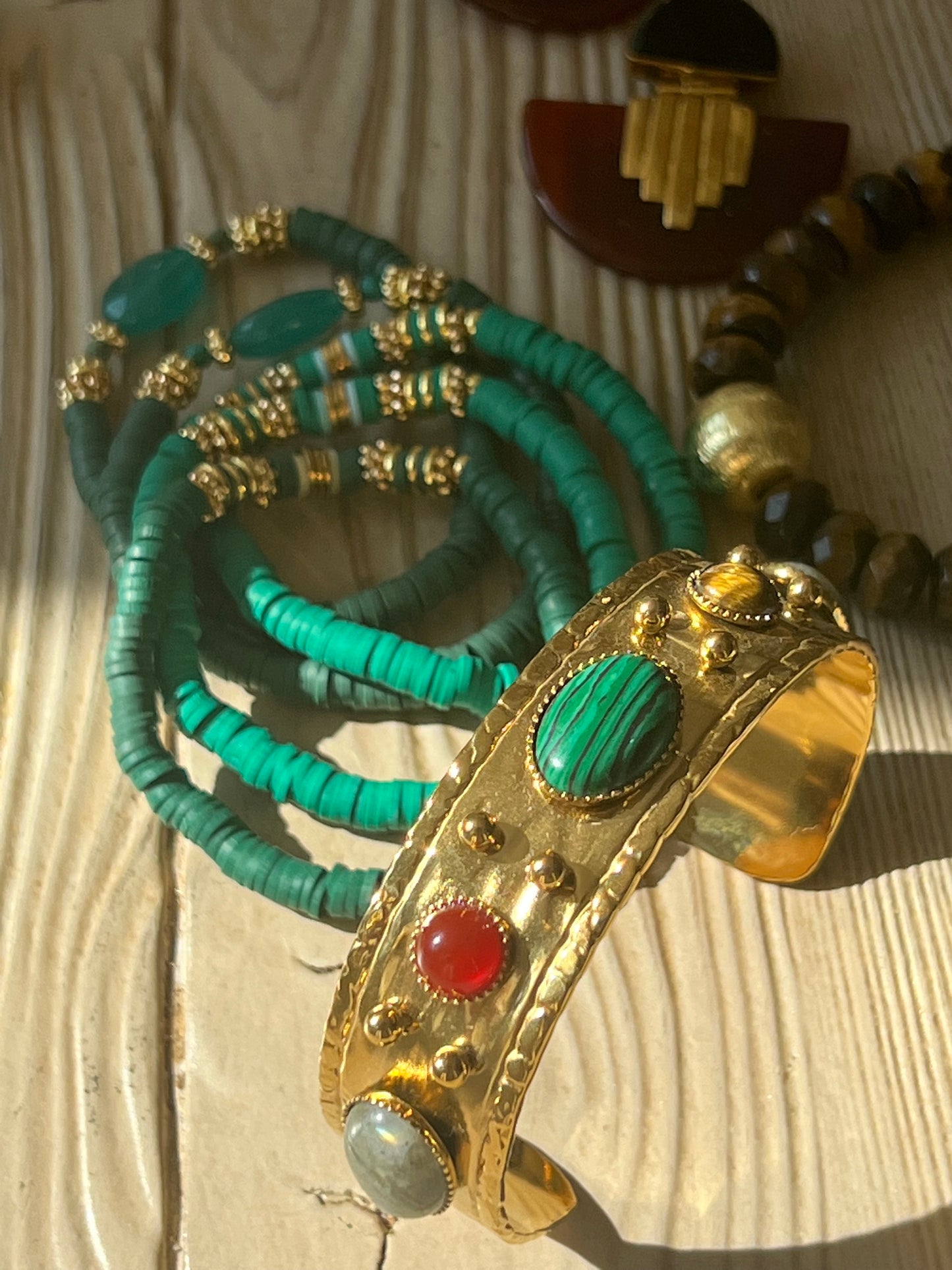 Bicolor Cuff "LOVELY"