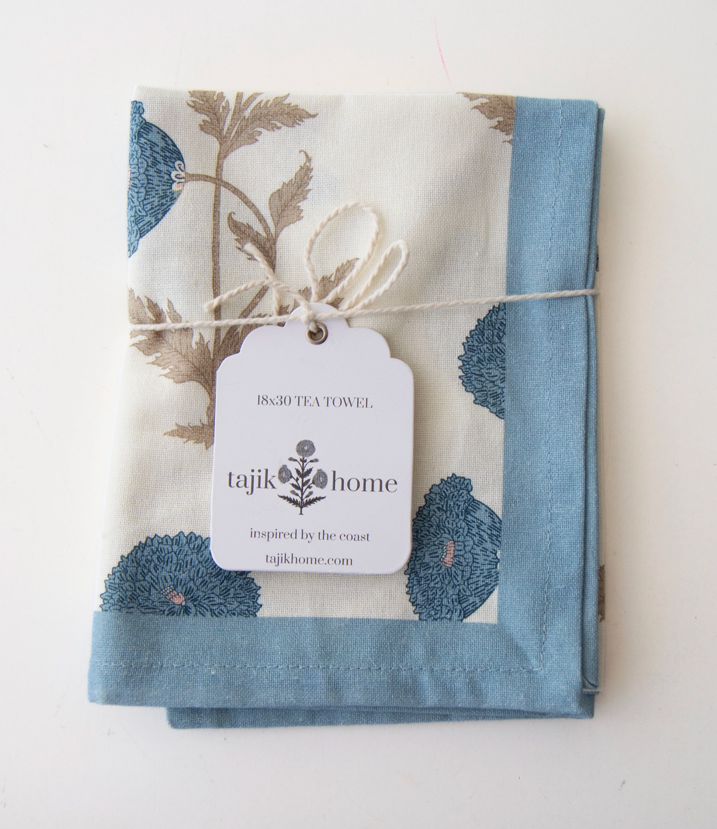 Poppy Blue Tea Towels