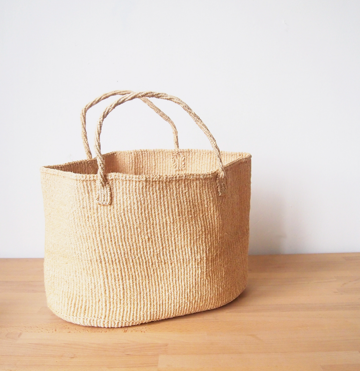 XL Sisal Tote: Oats