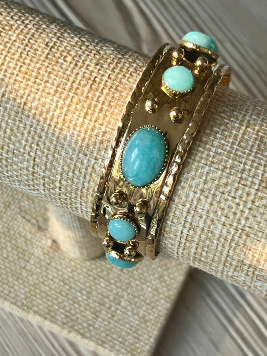 Turquoise Cuff "LOVELY"