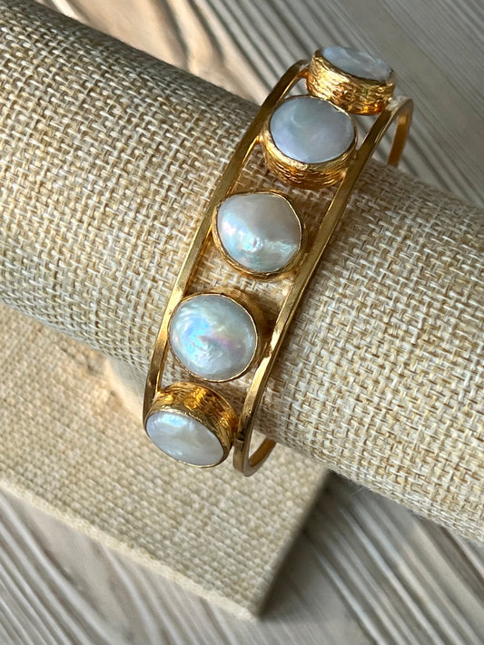 Pearl Cuff Bracelet