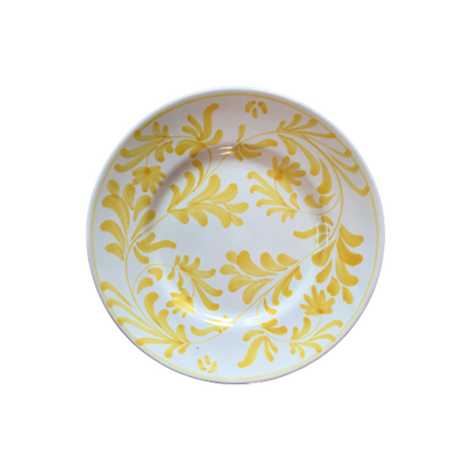 Flora Salad Plate Yellow