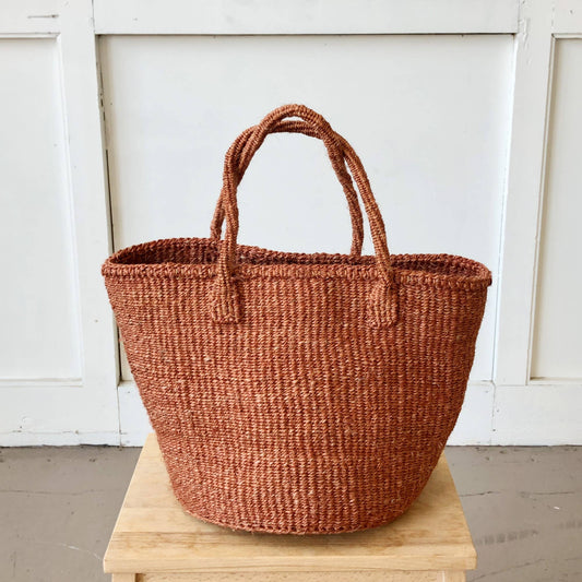 Medium Sisal Tote: Canyon