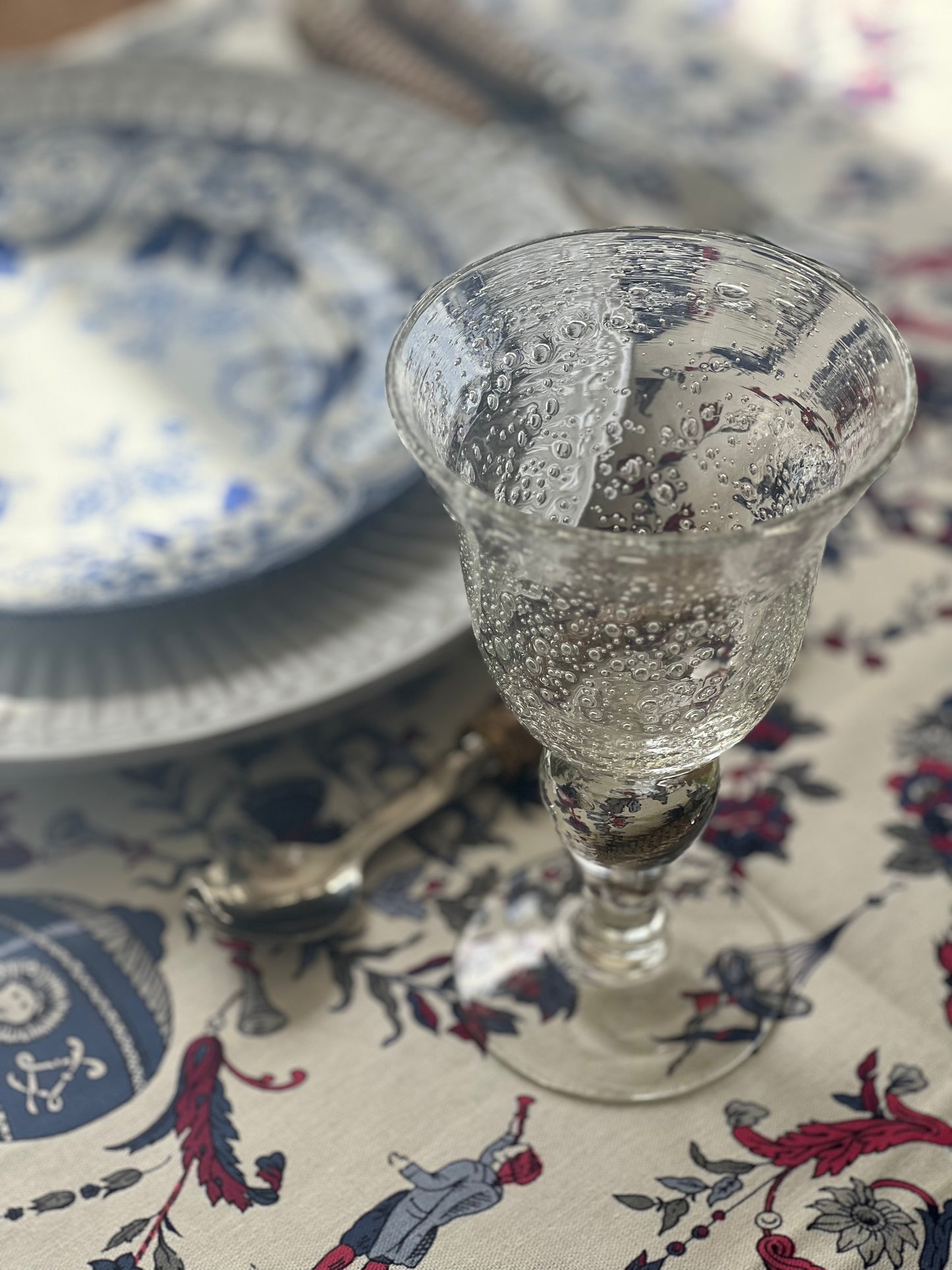 Set of Vintage French Bubble Glasses – Biot Style (Unsigned)