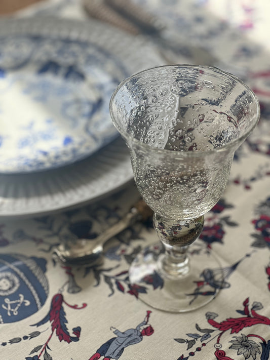 Set of Vintage French Bubble Glasses – Biot Style (Unsigned)