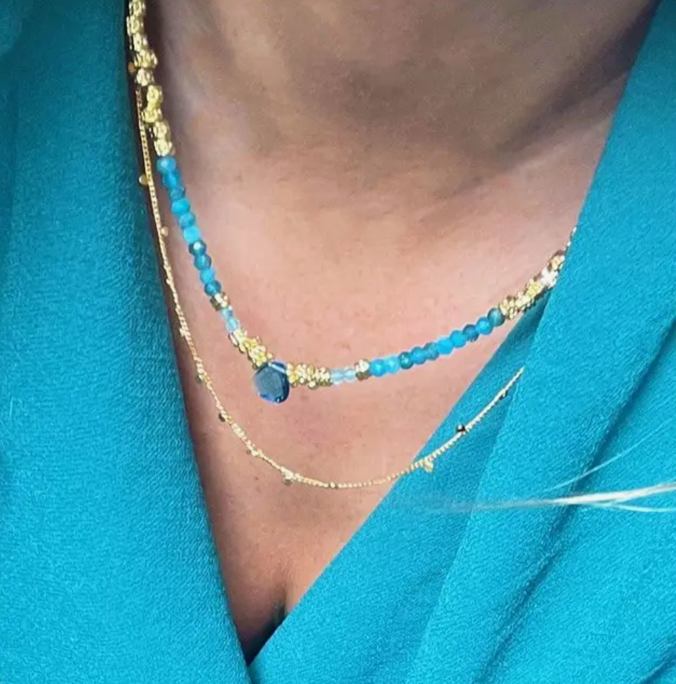 “Odyssey” Gemstone Double Necklace