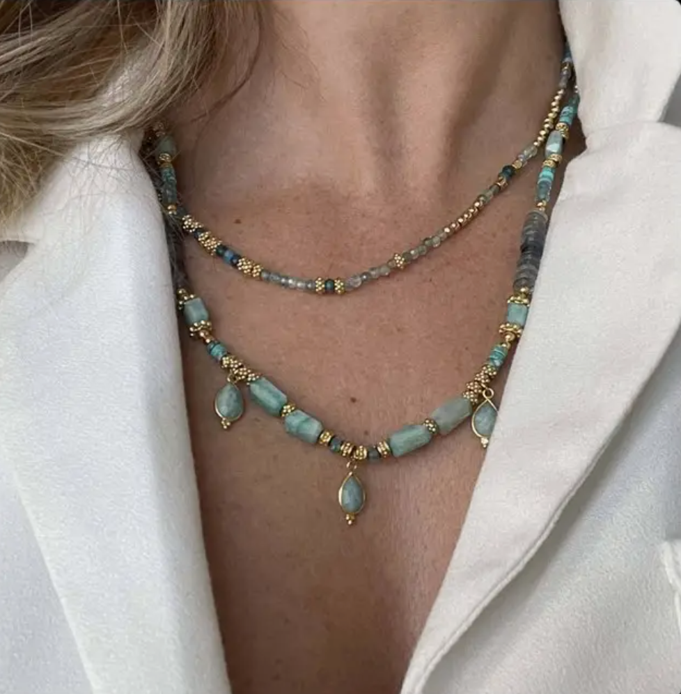 "Wild" Gemstone Necklace