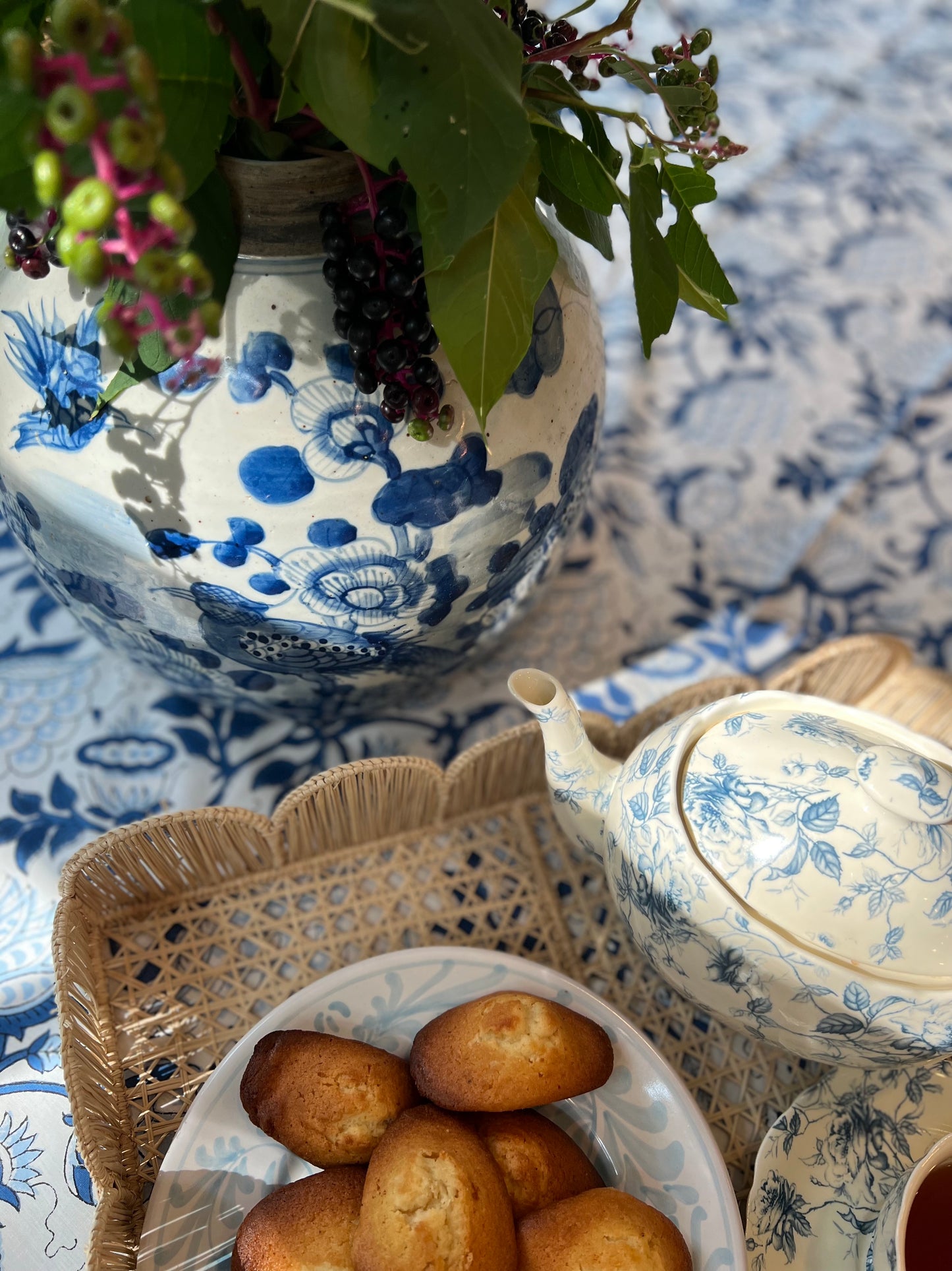 Blue And White Porcelain China Jar