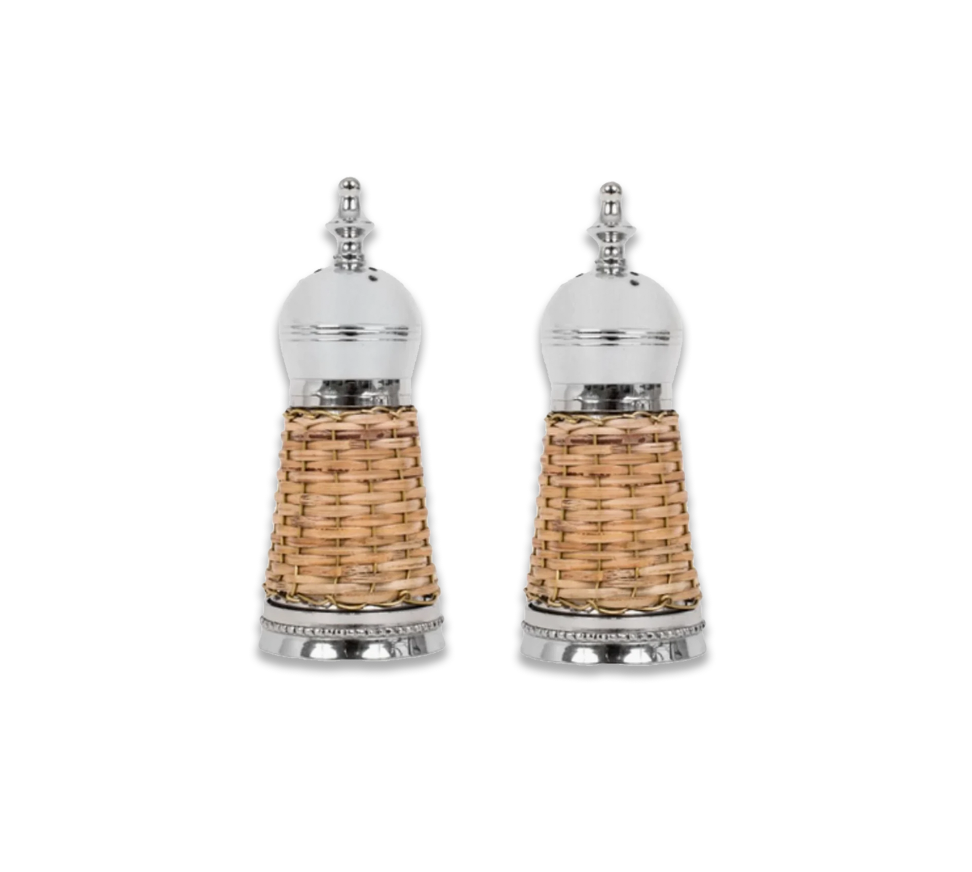 Basket Weave Salt and Pepper