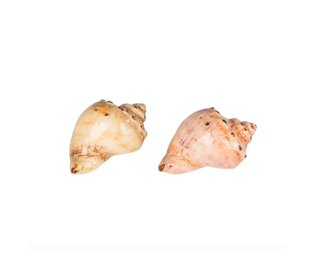 Conch Shell Salt & Pepper Shakers