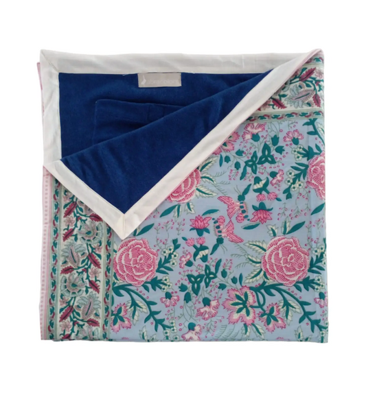 Floral Blue Sarong Towel