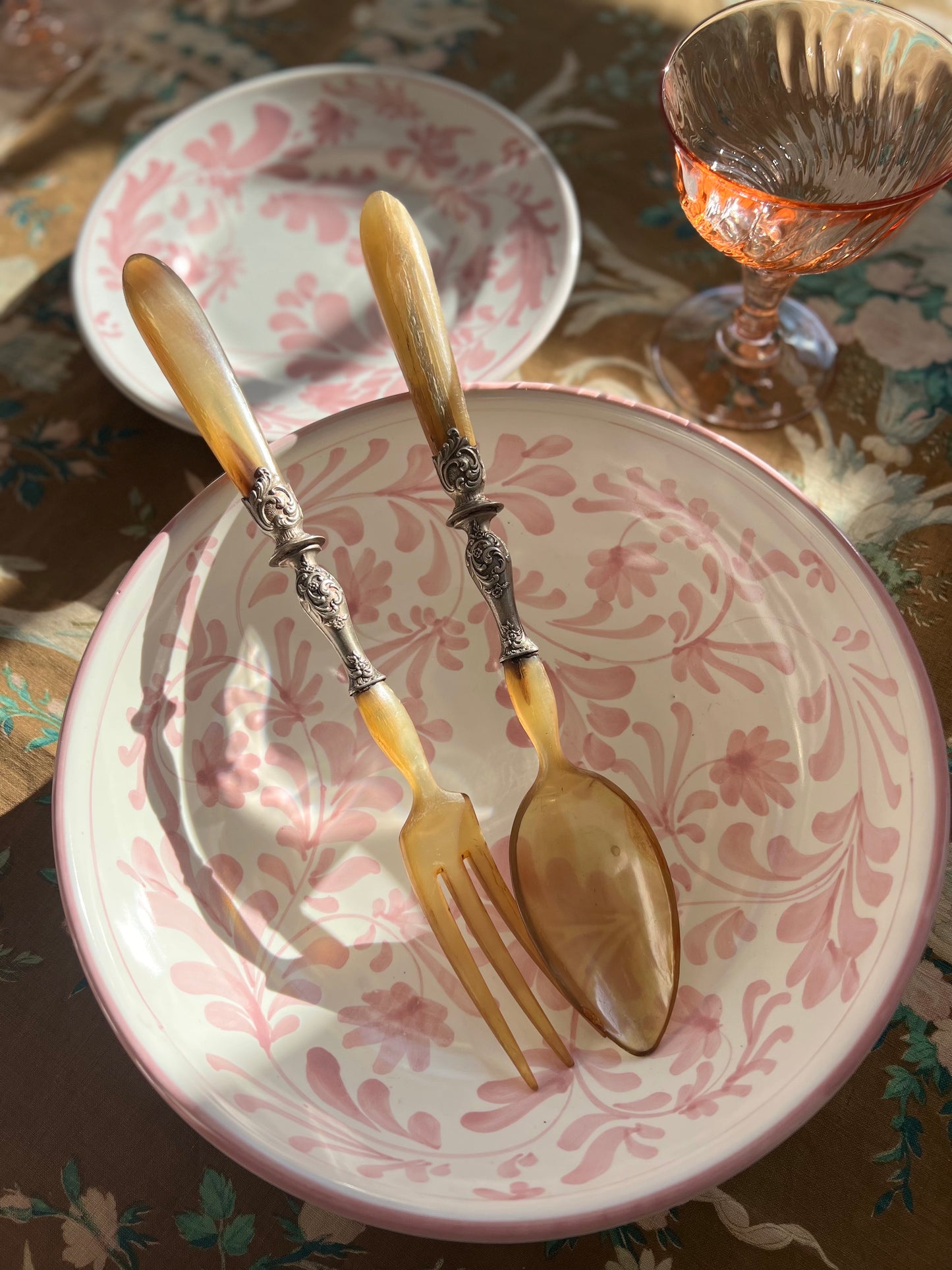 French Vintage Salad Servers