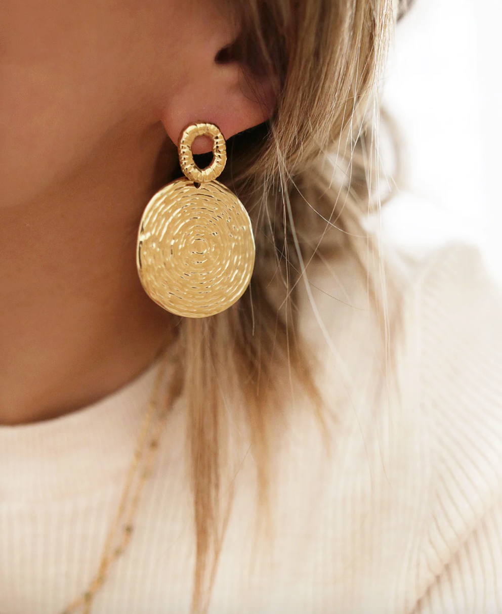 Golden Circle Earrings