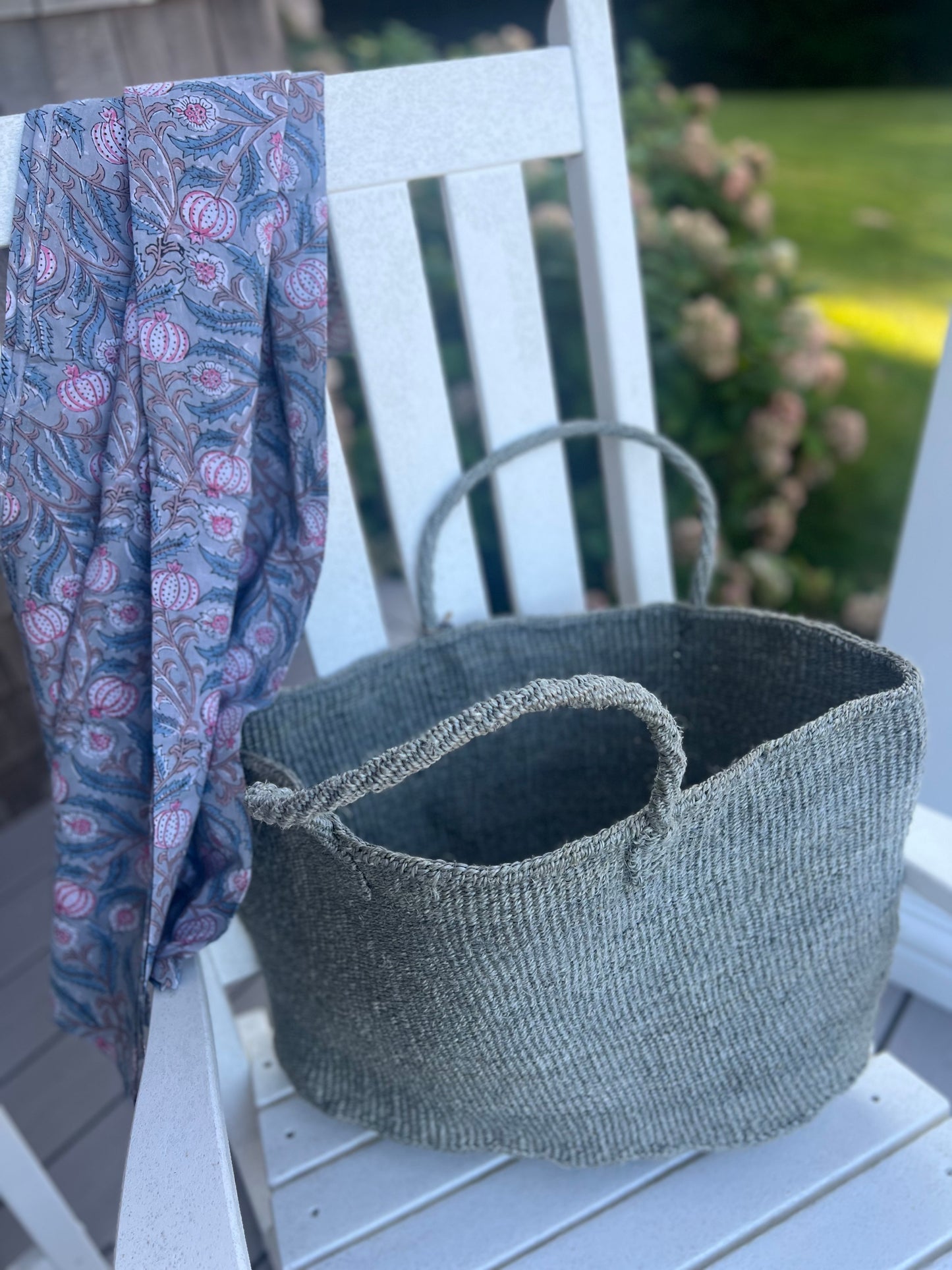 XL Sisal Woven Tote : Cliff