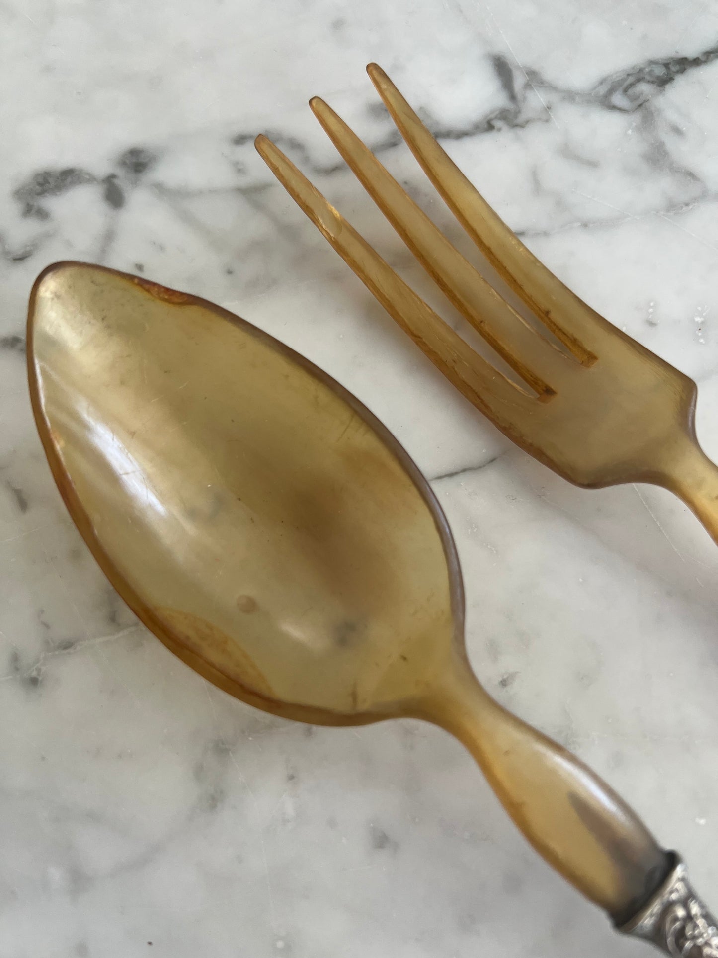 French Vintage Salad Servers