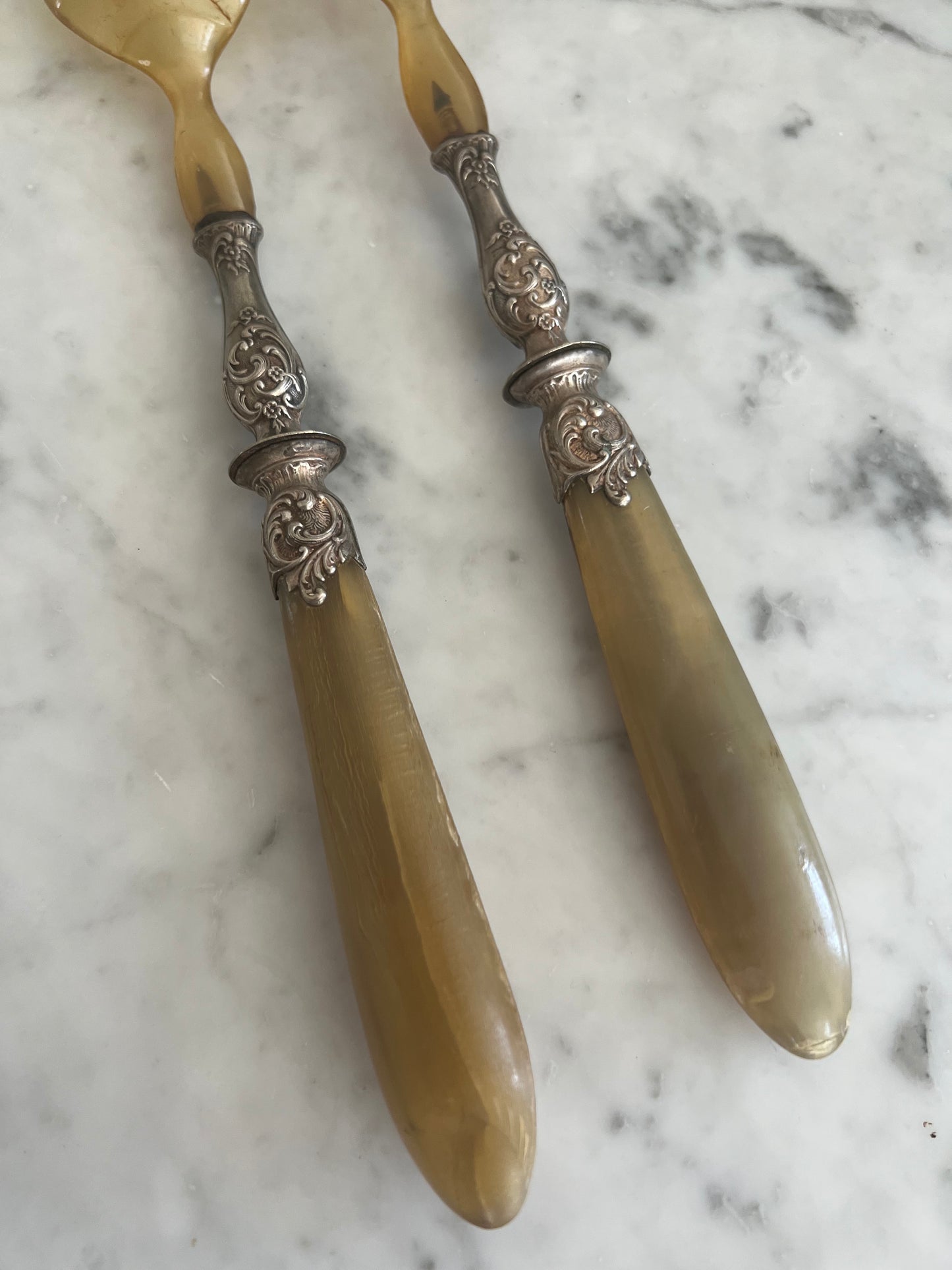 French Vintage Salad Servers