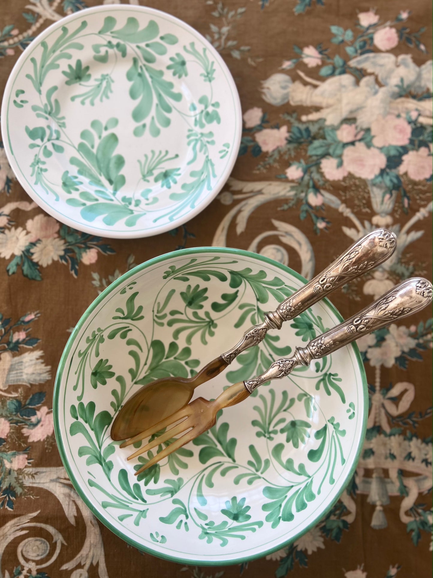 French Vintage Salad Servers