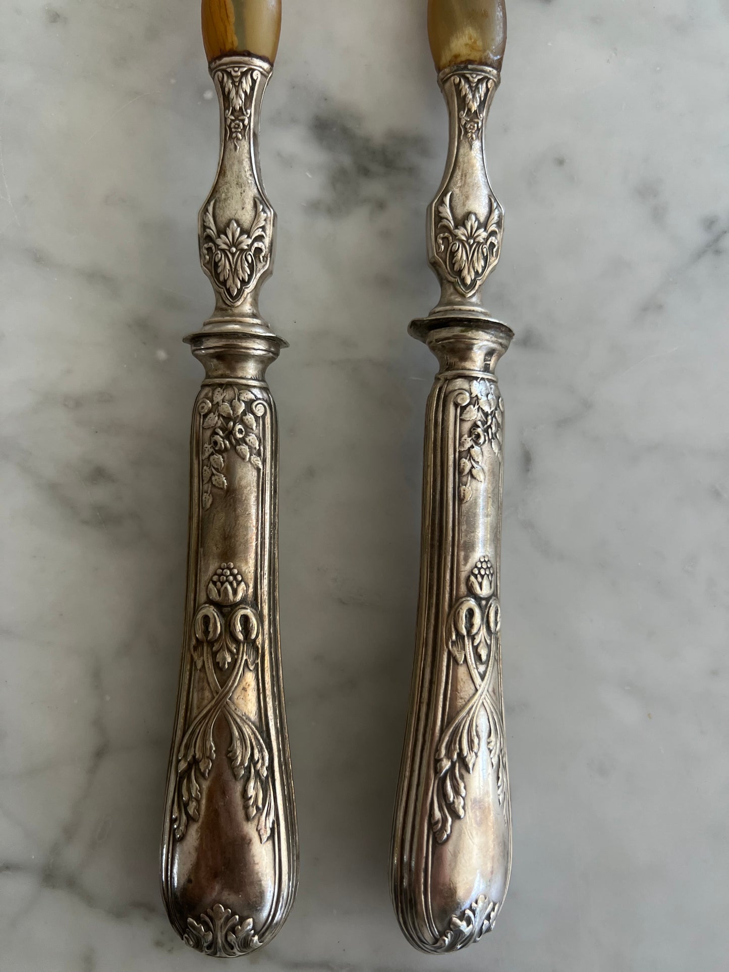 French Vintage Salad Servers