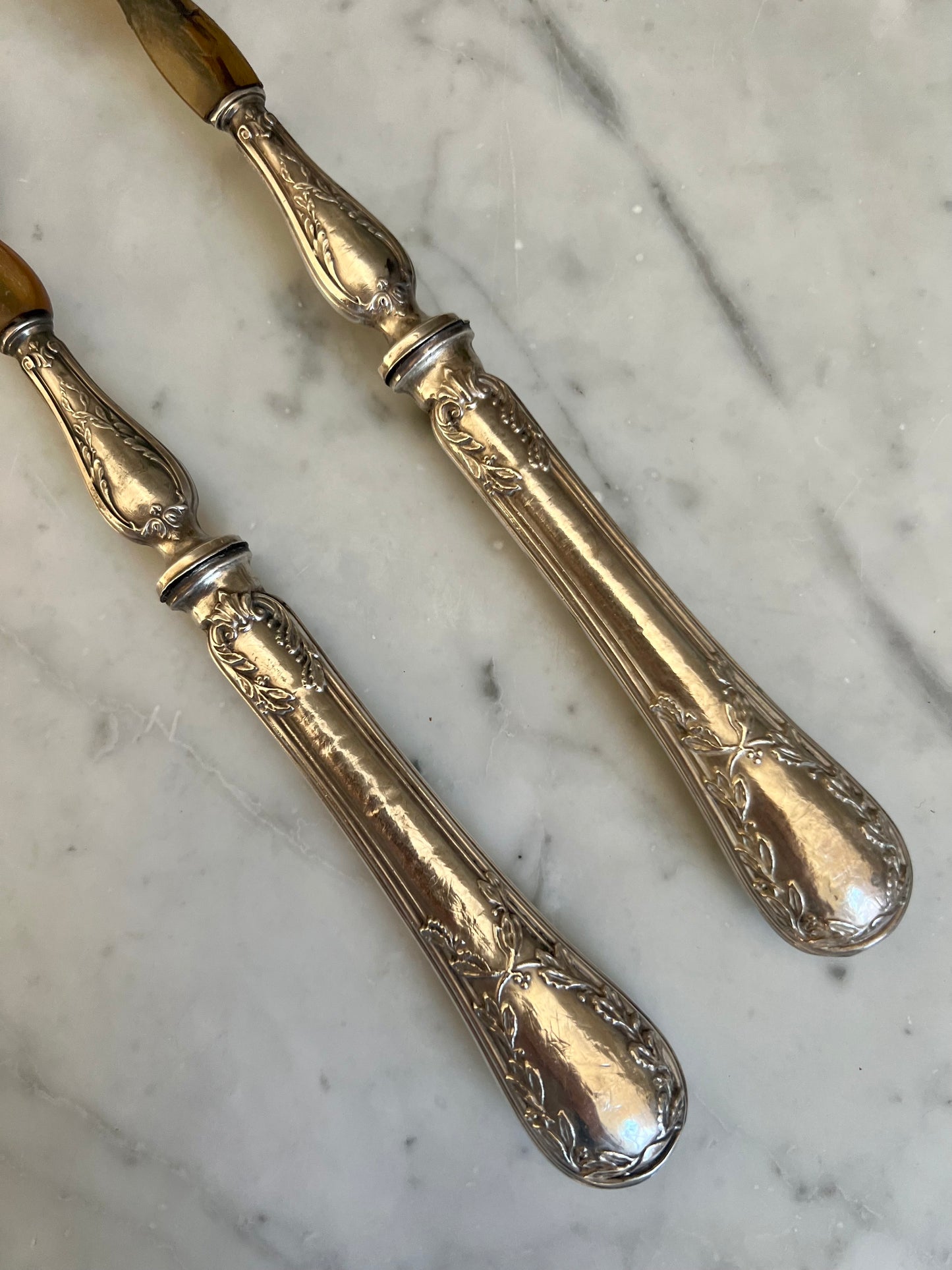 French Vintage Salad Servers