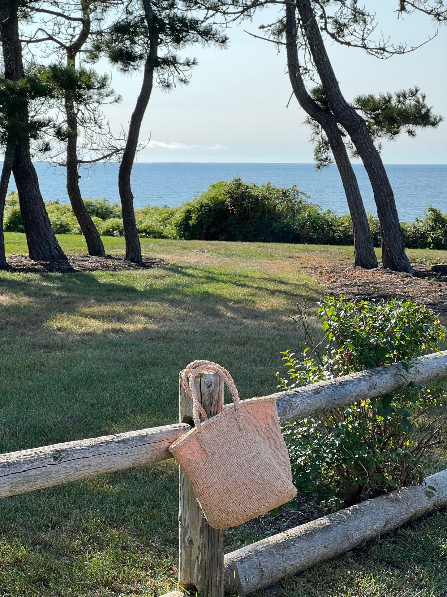 Medium Sisal Tote: Oats