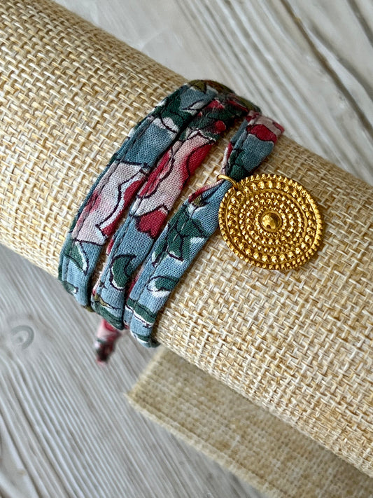 Padak Ribbon Bracelet (or Necklace) with Medal