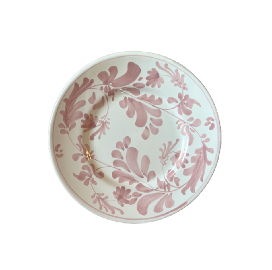 Flora Salad Plate Pink