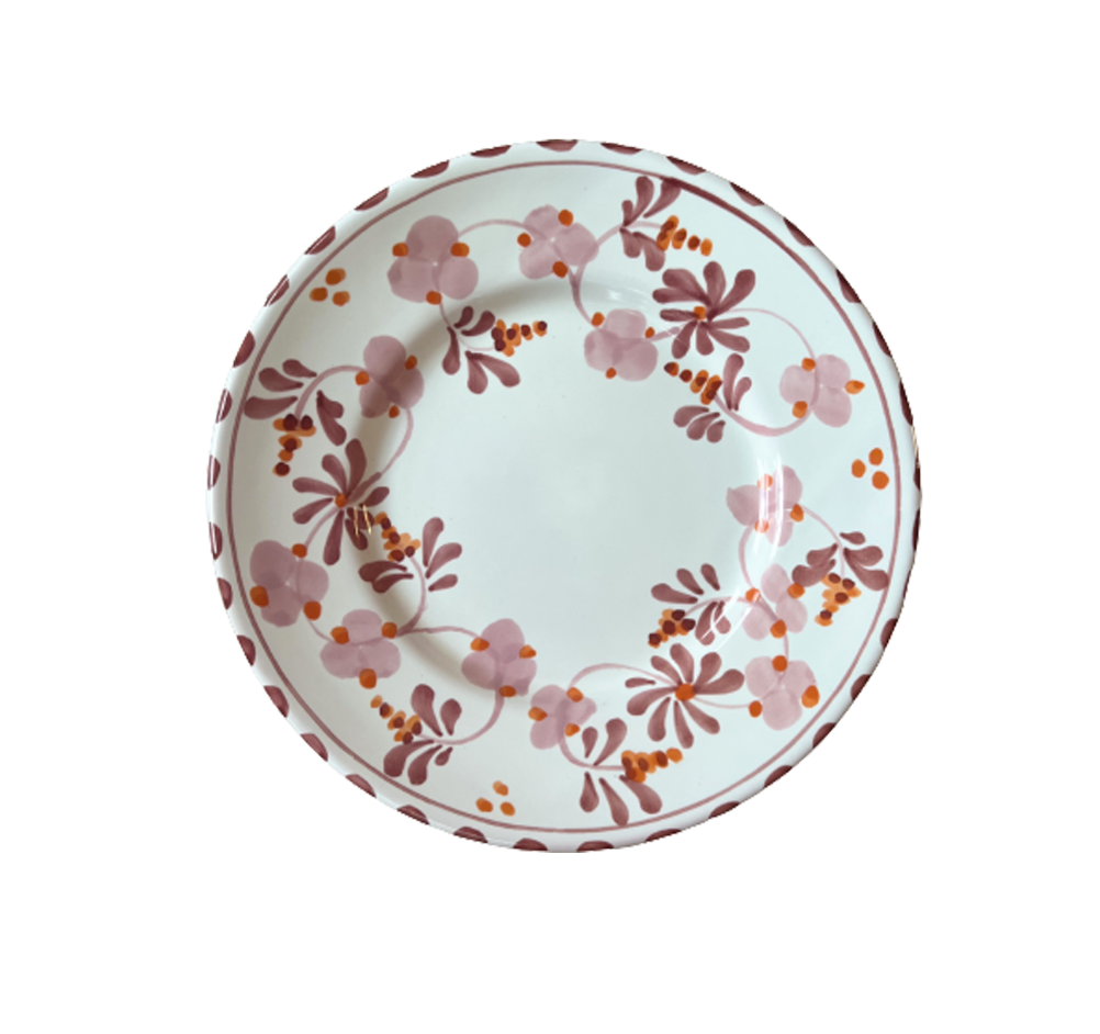 Spring Salad Plate Pink