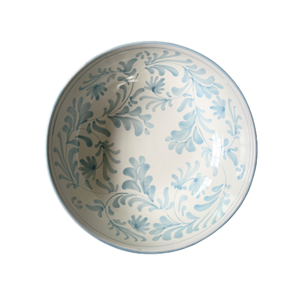 Flora Salad Bowl Blue (Small)