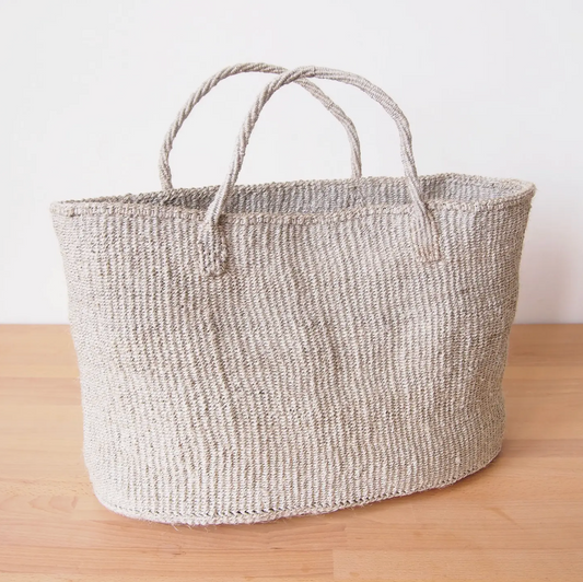 XL Sisal Woven Tote : Cliff