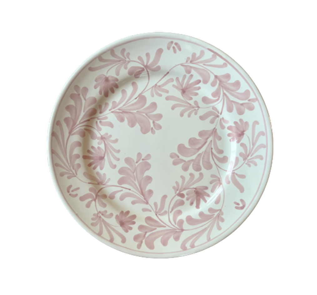 Flora Dinner Plate Pink