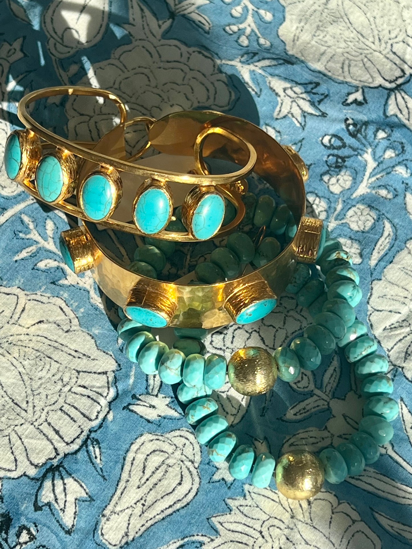 Turquoise Byzantine Bangle