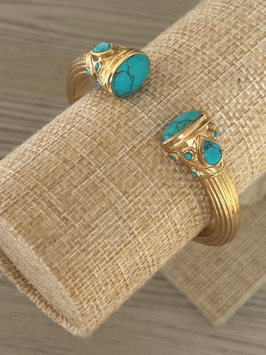 Heritage Bangle Turquoise by Niiki Paris