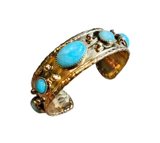 Turquoise Cuff "LOVELY"