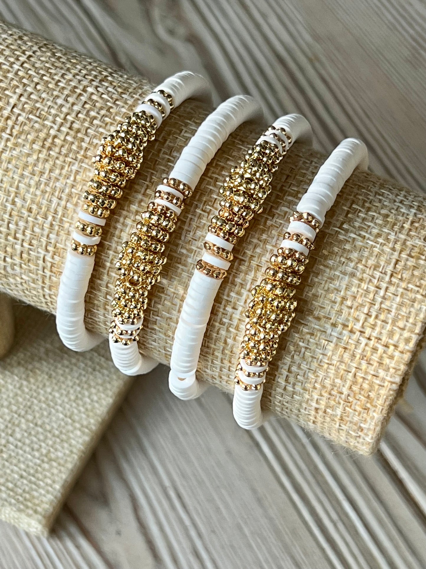 White Golden Bracelet