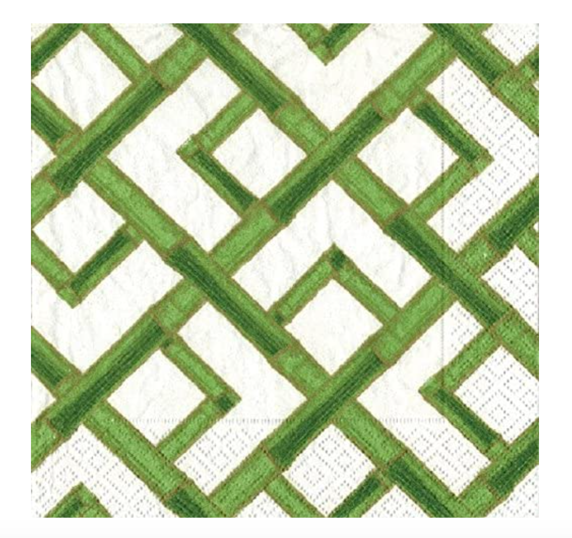 Caspari 7550L Napkin Luncheon, Green