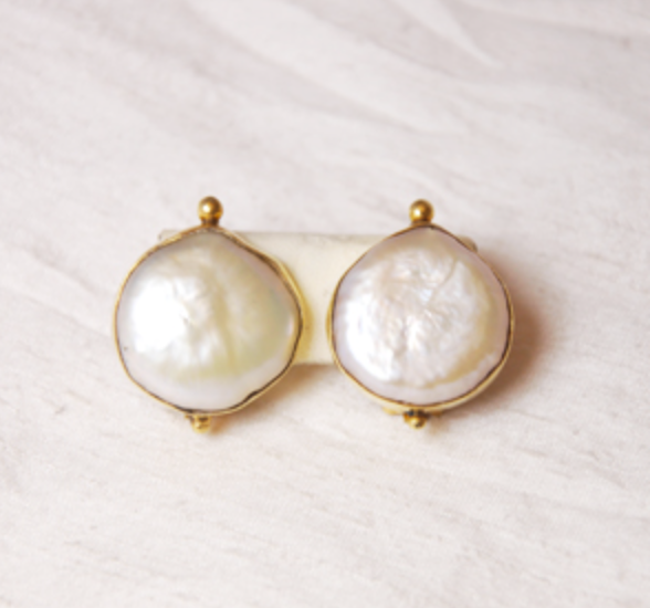 Pearl Clip Earrings