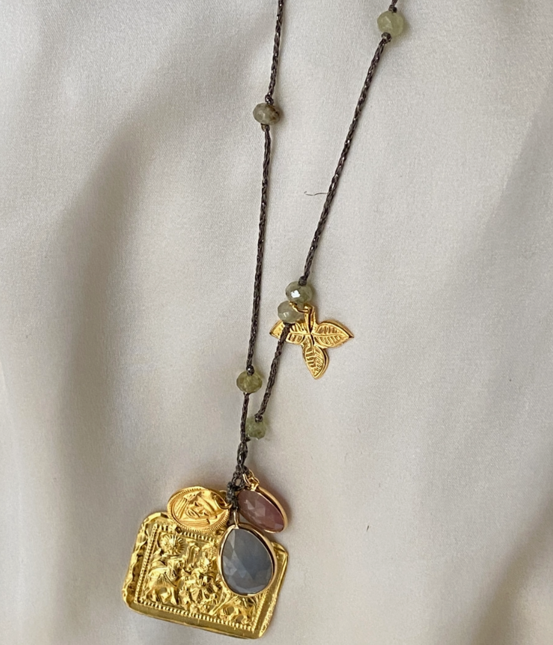 Valentine Gold Medal Hathi Long Necklace