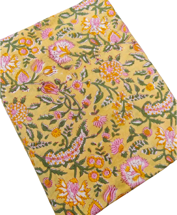 Sarong Yellow Flowers