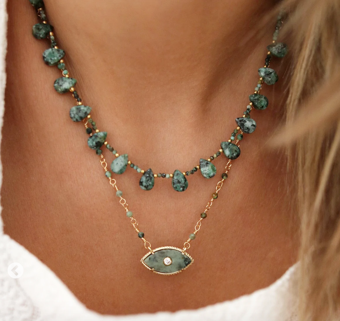 African Turquoise Necklace