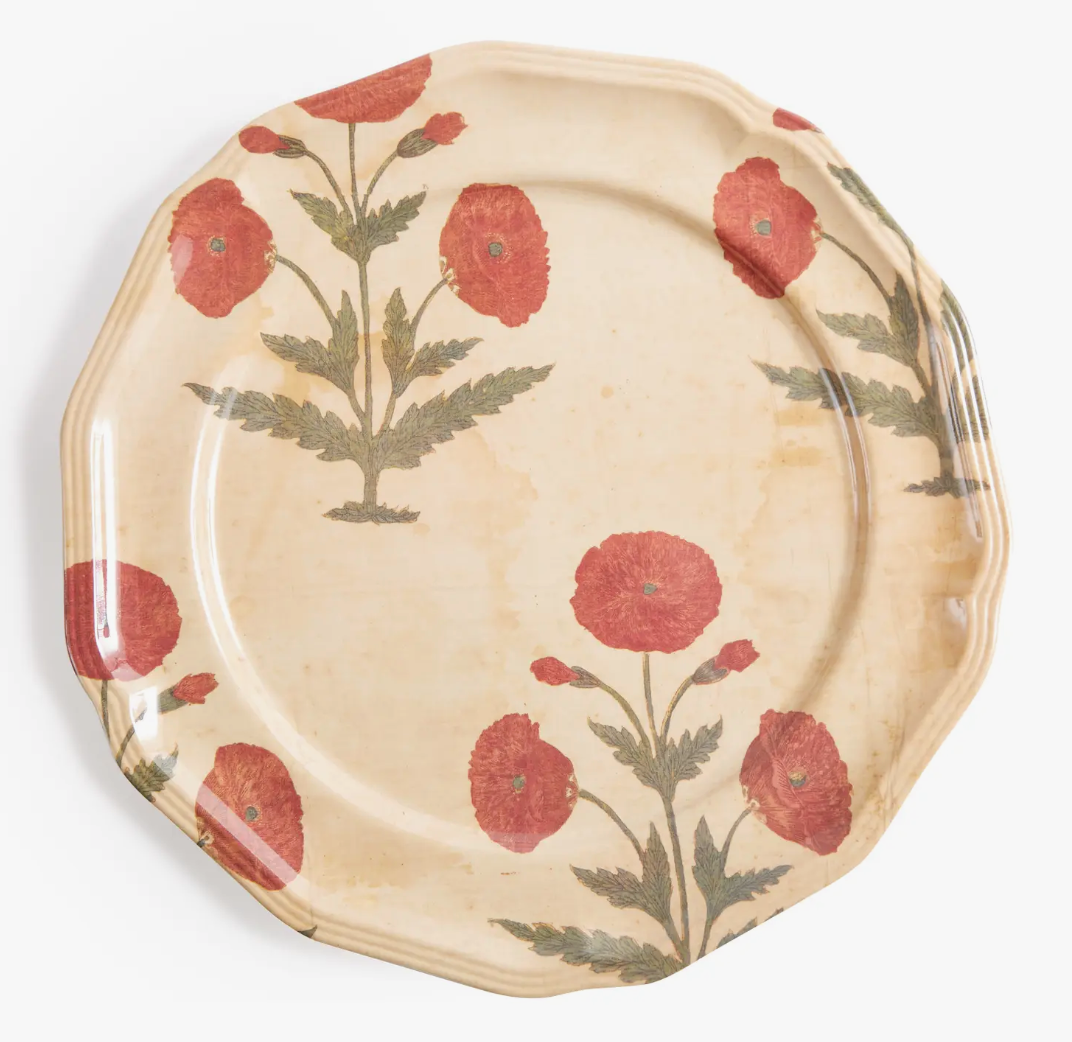 Poppy Red Side Plates