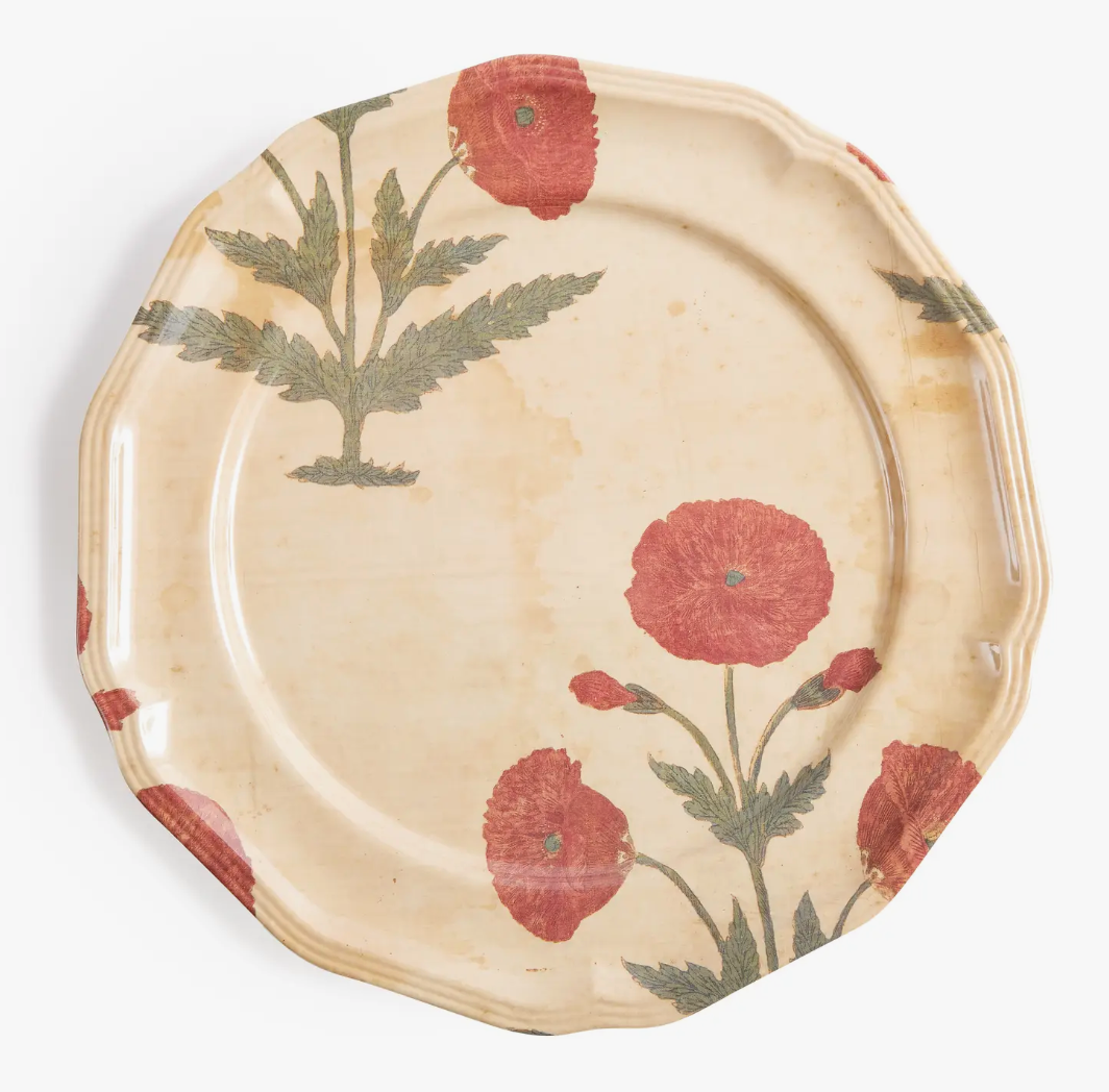 Poppy Red Side Plates