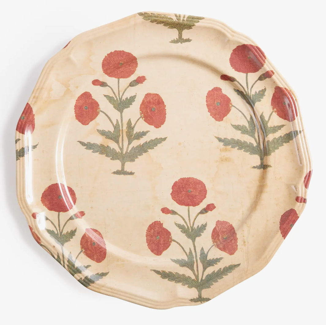 Poppy Red Side Plates