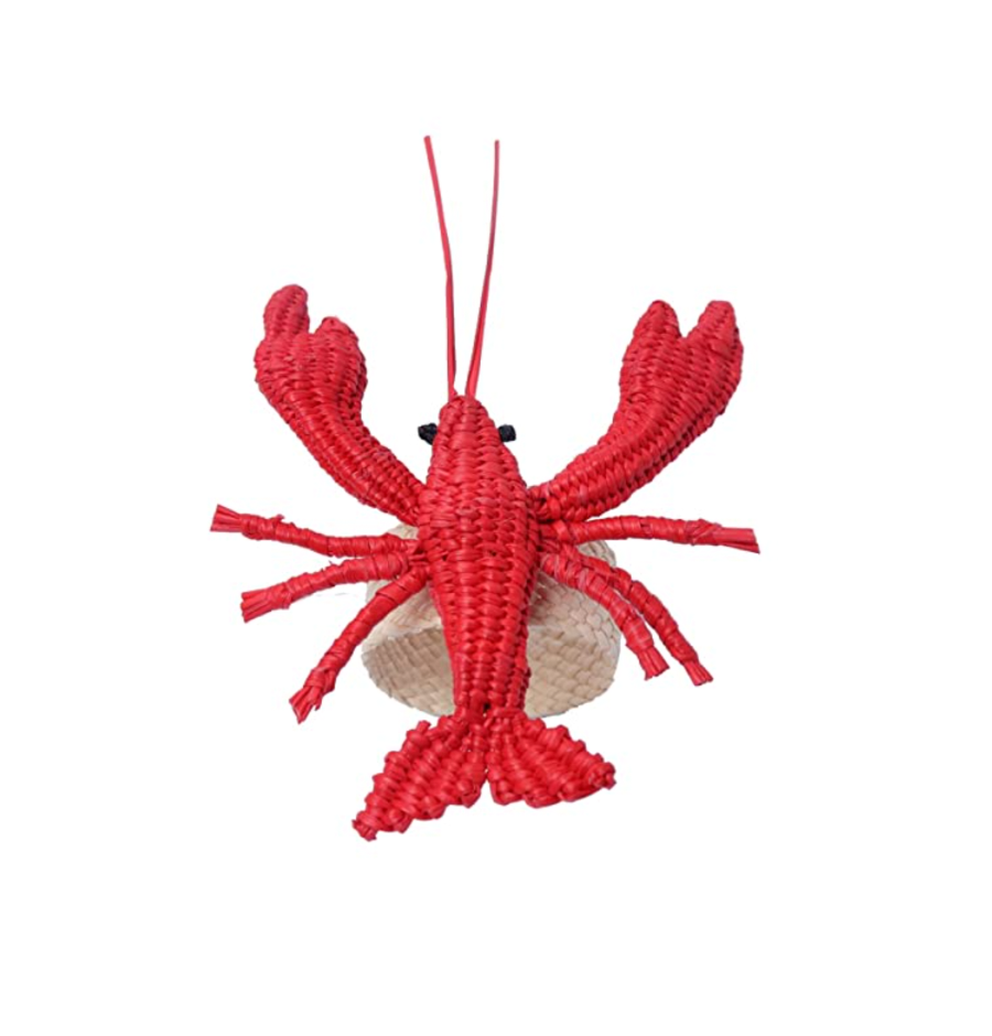 Red Lobster Raffia Napkin Ring